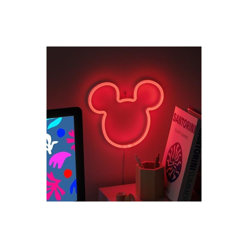 Paladone - Disney: Mickey Mouse - Wall Mountable Led Neon Light Paladone - Disney: Mickey Mouse - Wall Mountable Led Neon Light